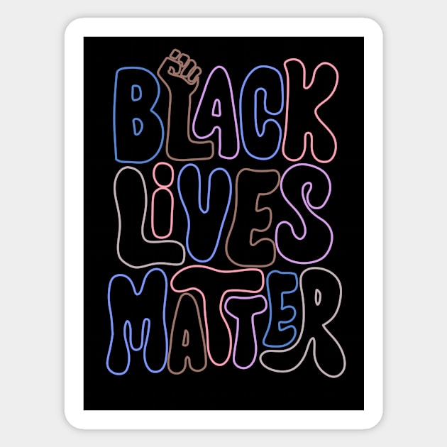 Black Lives Matter Sticker by Antho